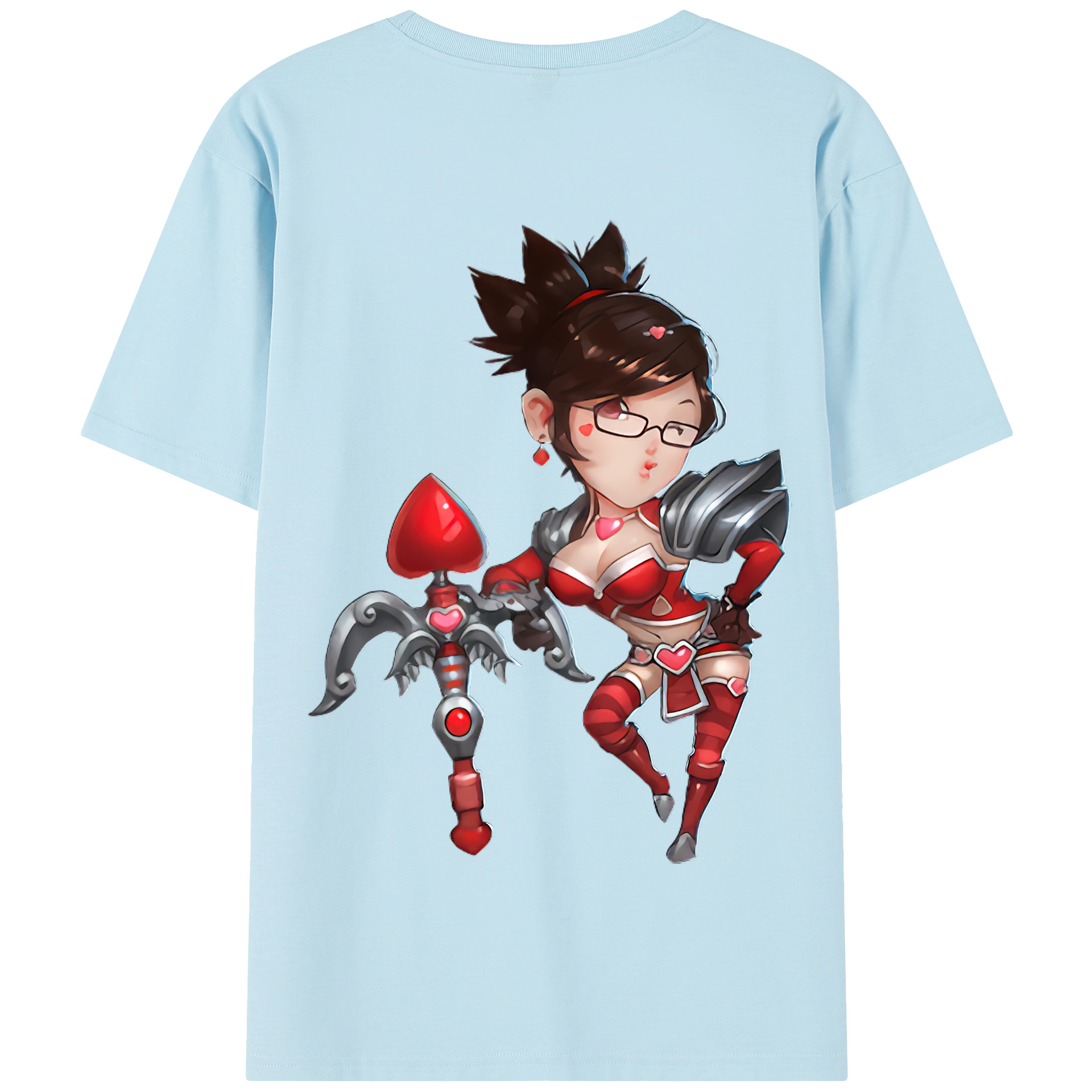 リーグ・オブ・レジェンド League of Legends LOL 綿100％半袖Tシャツ（背面プリント）